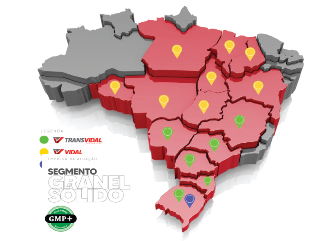 Mapa Segmento Granel Sólido