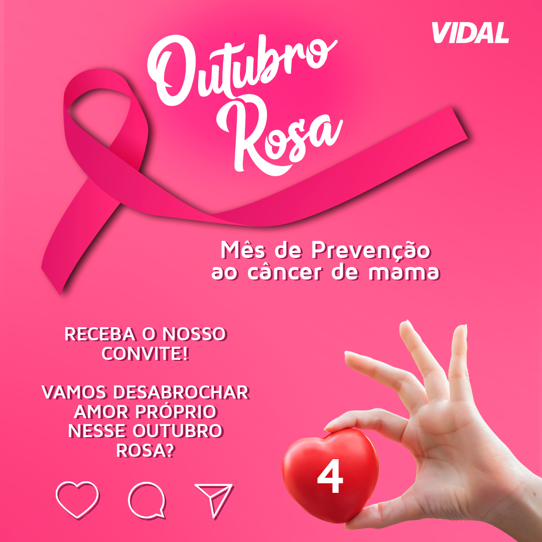 OUTUBRO ROSA É TEMPO DE DESABROCHAR NOSSO AMOR PRÓPRIO