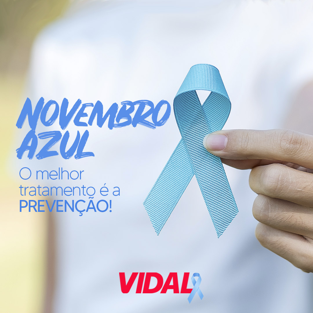 NOVEMBRO AZUL - MÊS DE CONSCIENTIZAÇÃO SOBRE A SAÚDE DO HOMEM