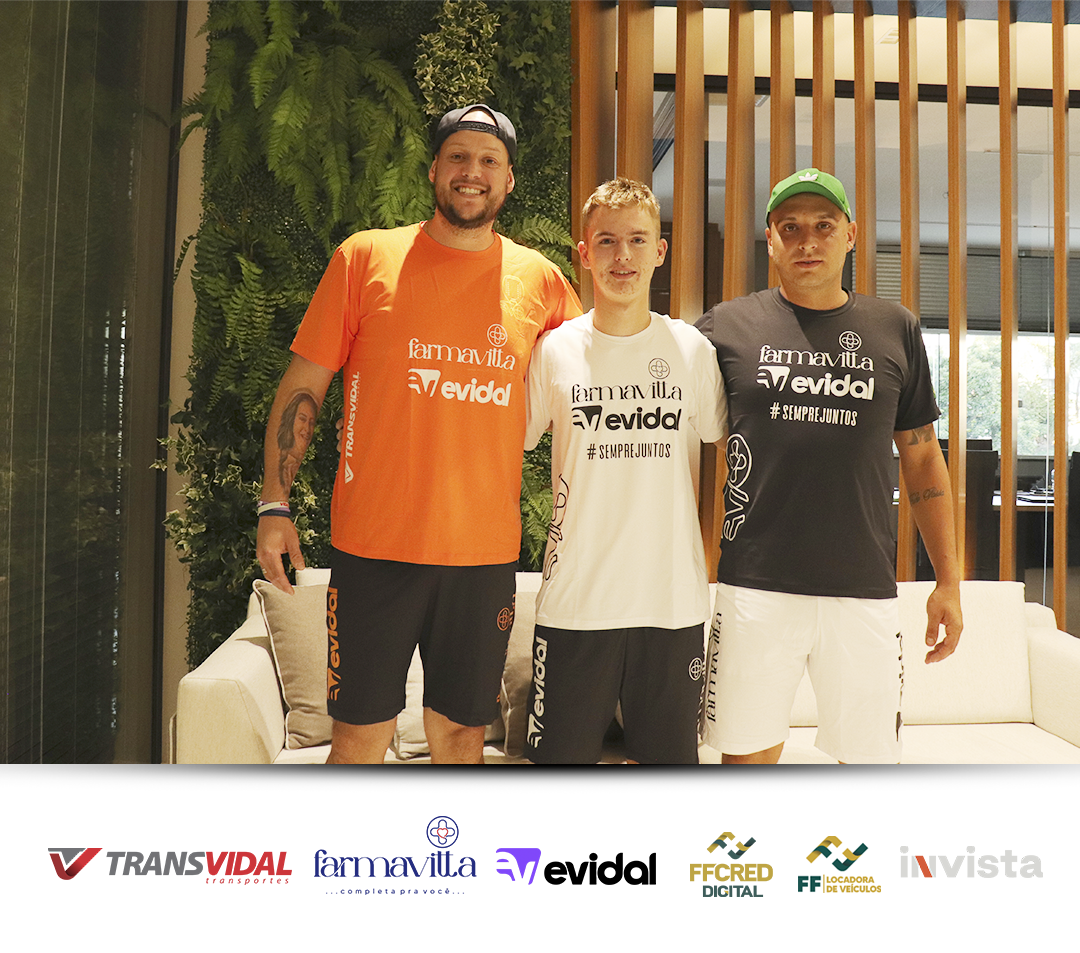 Transvidal, Evidal e Farmavitta iniciam patrocínio de atletas locais de Beach Tennis