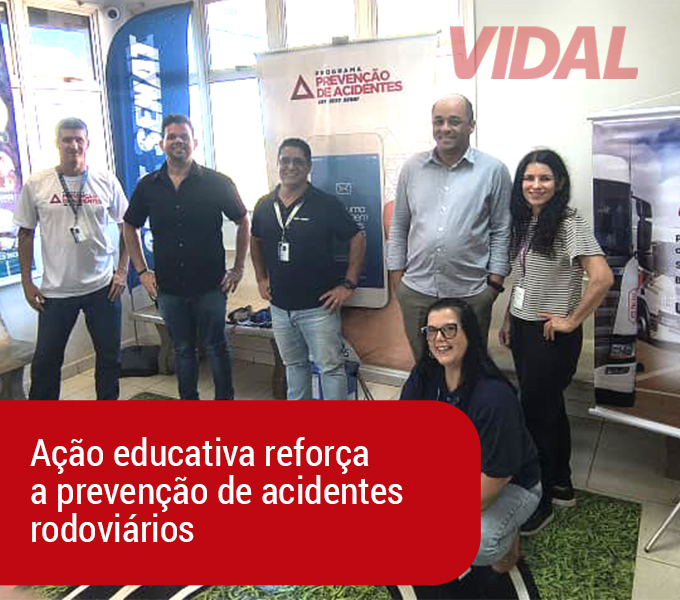 Ação educativa reforça a prevenção de acidentes rodoviários