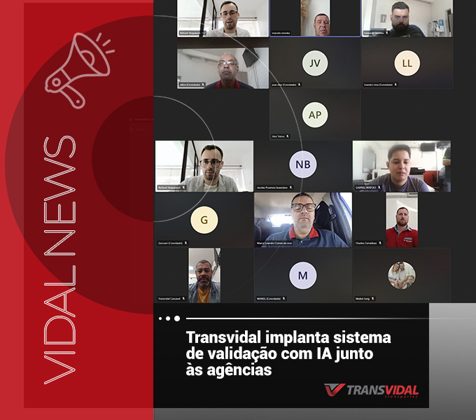 Transvidal implanta sistema de validação com IA junto às agência