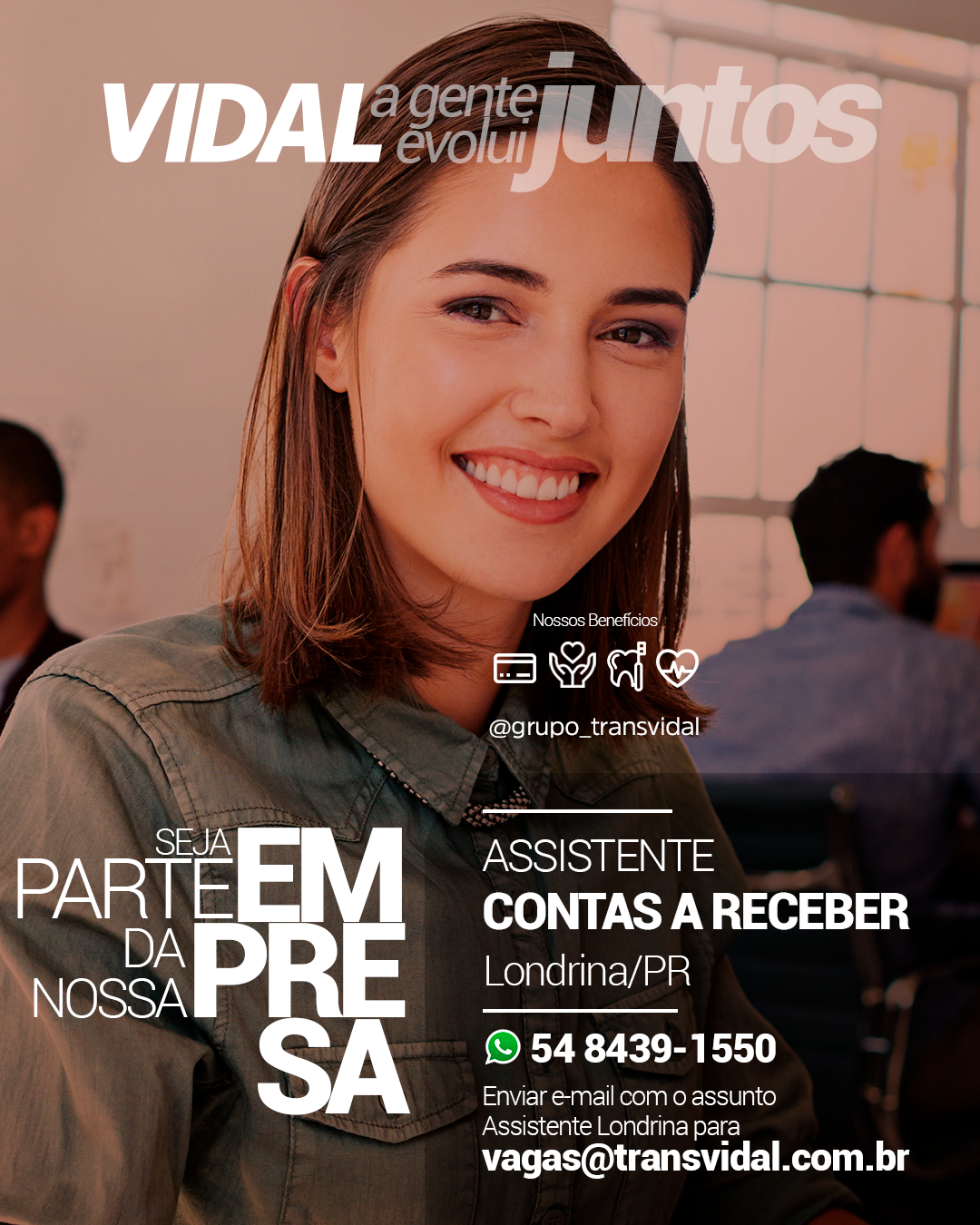 LONDRINA: ASSISTENTE CONTAS A RECEBER 