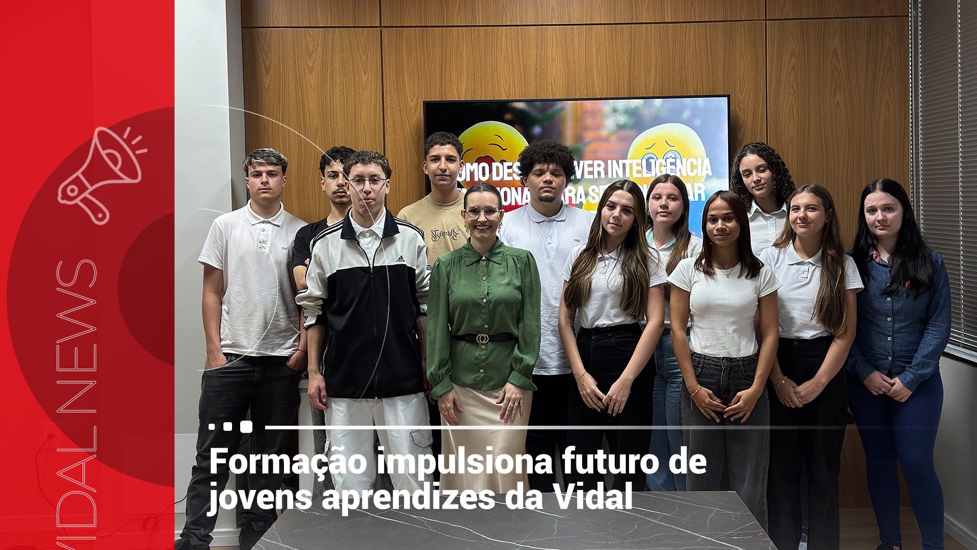 Formação impulsiona futuro de jovens aprendizes da Vidal