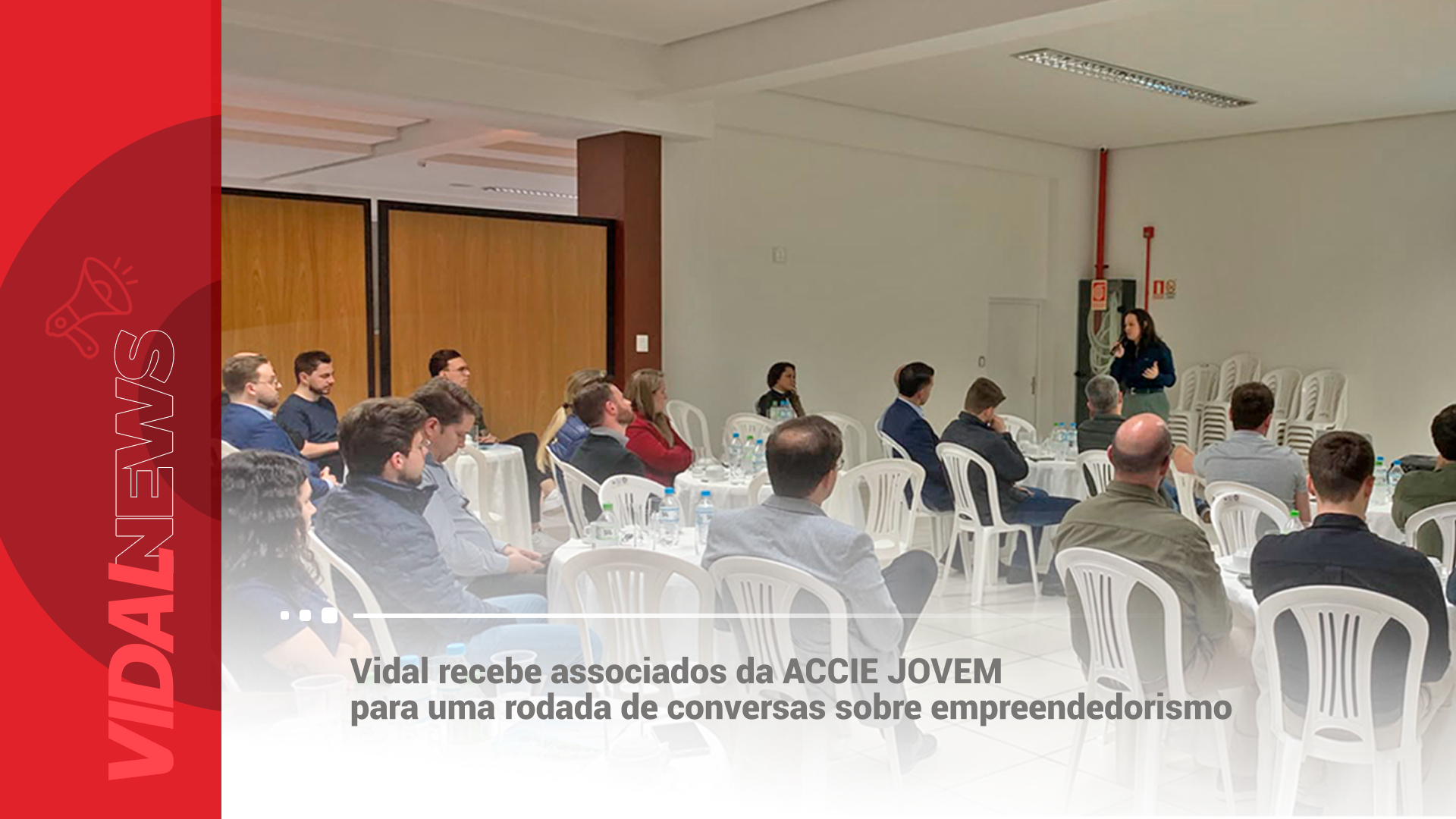 Associados da ACCIE Jovem conhecem a trajetória e os bastidores do Grupo Transvidal