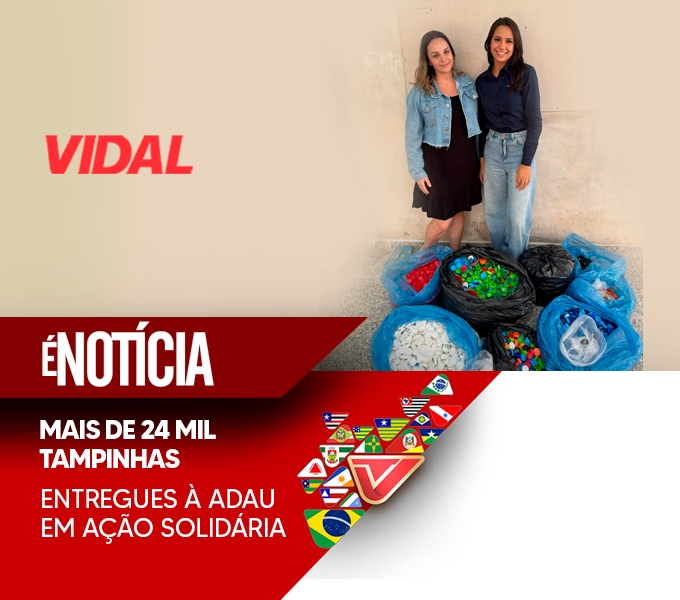 MAIS DE 24 MIL TAMPINHAS SÃO ENTREGUES À ADAU EM AÇÃO SOLIDÁRIA